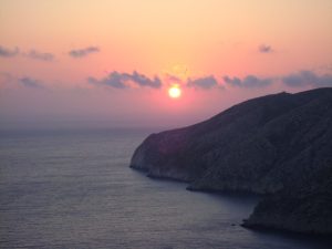 tips Zakynthos: zonsondergang bij Keri
